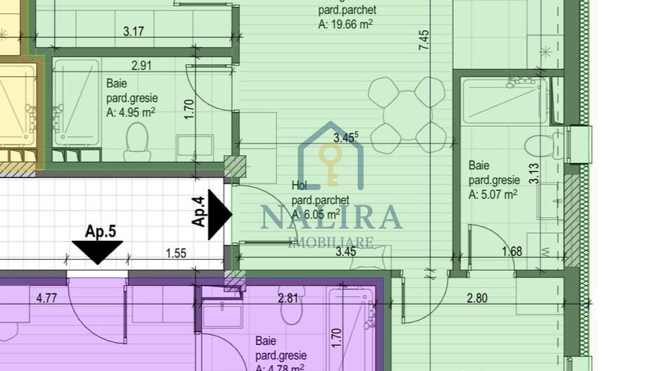 Vanzare apartament 3 camere - Oltului bloc nou - parter - Poză 7