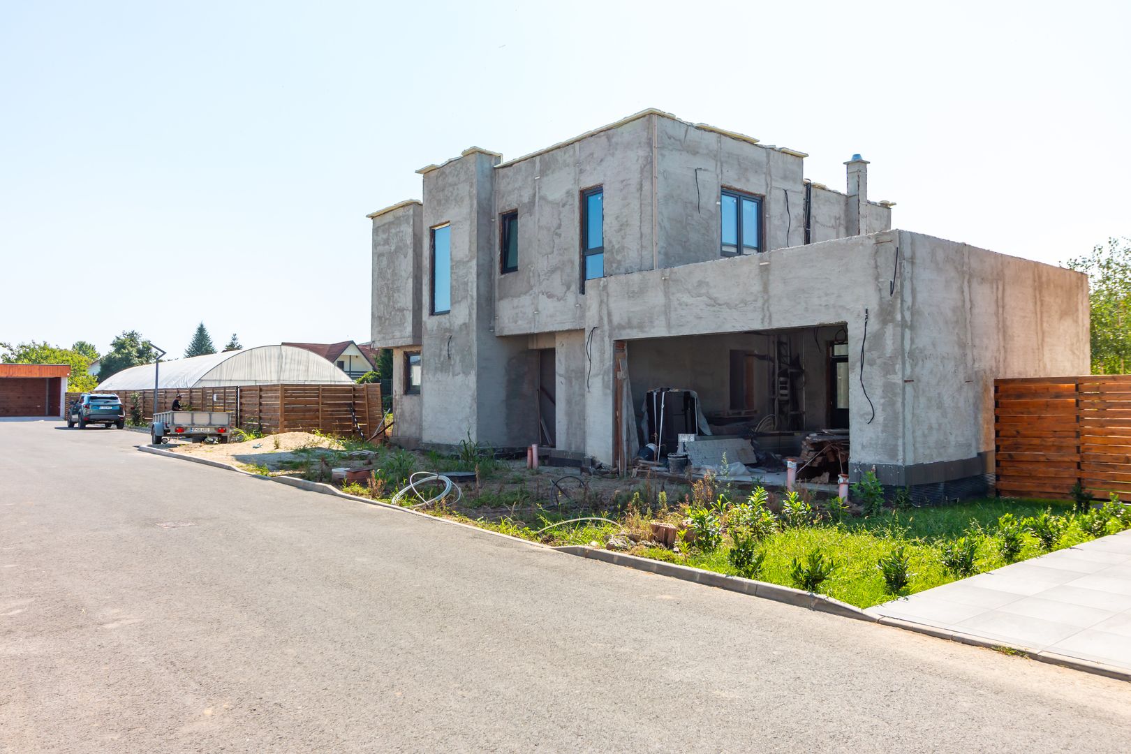 Paradisul Verde_Vila individuala semifinisata_Teren generos - Poză 2