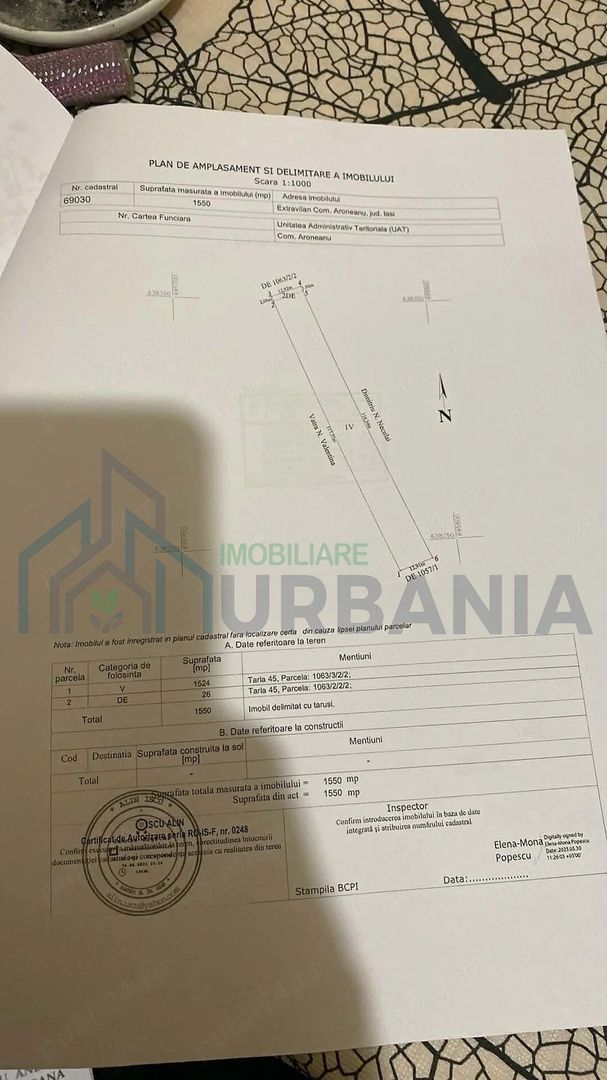 Teren 1550 mp în Sorogari, lângă Lake View, cu vedere la ambele lacuri - Poză 2