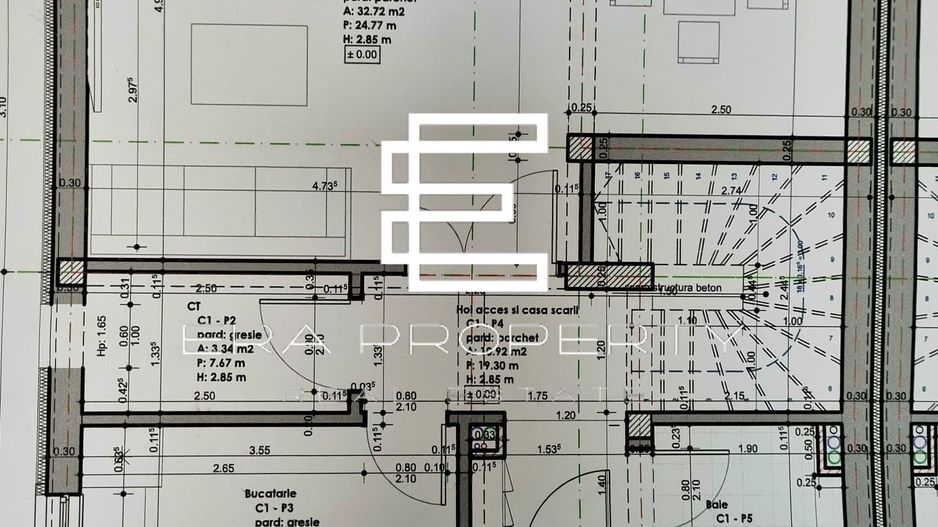 Case Individuale & Duplex | 4 camere | 3 bai | zona Trifoiului Selimbar | - Schiță 14