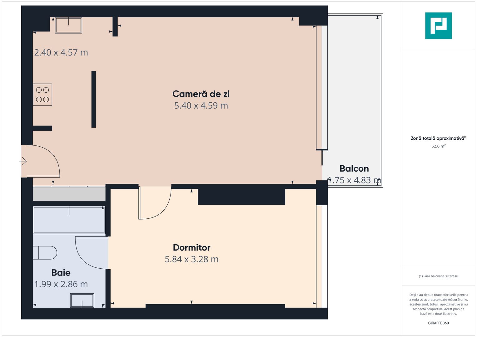 Apartament cu două camere pe Șoseaua Nordului - Poză 8