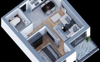 Vânzare, apartament, 1 cameră, zona Moara de Vânt - Poză 5