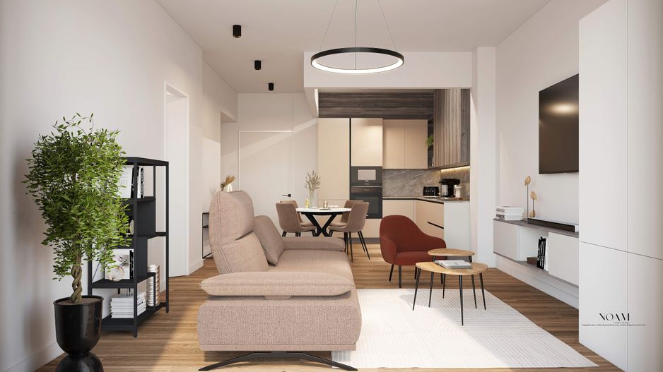 2 camere in imobil nou - pozitie excelenta langa metrou - Poză 2