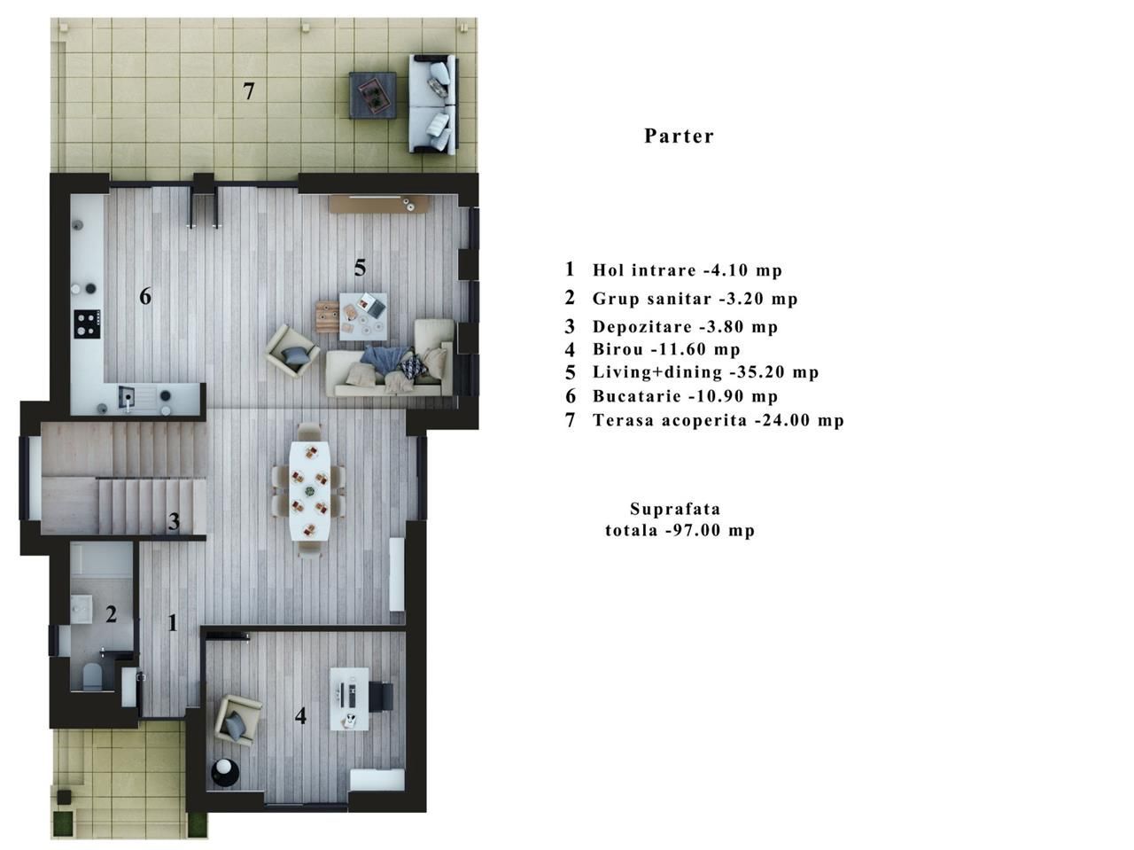 Vila individuala Corbeanca | 550 mp teren - Schiță 4