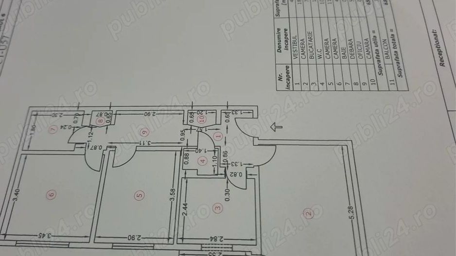 🏡 Ap. 3 Camere de vanzare | Etaj 1 | 2 Băi | | zona Apusului - Poză 10