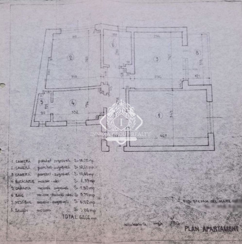 Stefan cel Mare-Stadion Dinamo | Apartament 3 camere | Centrala proprie | Metrou - Poză 8