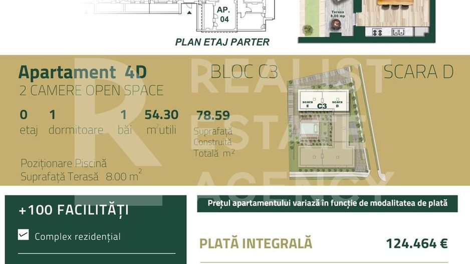 Vânzare, apartament, 2 camere, zona Torontalului, Timișoara - Schiță 8