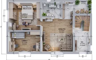 Casa individuala la pret de apartament. Plata esalonata. COMISION ZERO - Poză 22