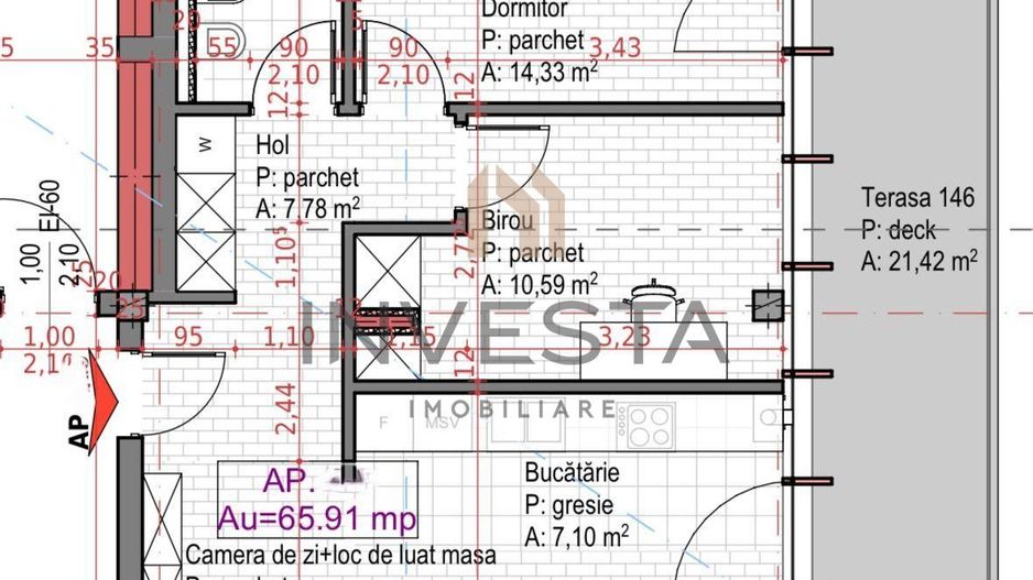 Apartament finisat la chieie! La intrare in Baza Sportiva! - Schiță 4