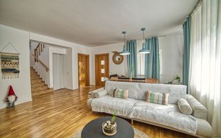 Casa complet mobilata 5 camere 3 bai curte generoasa - Poză 13