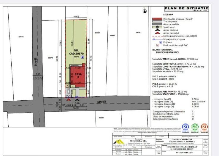 Teren 980 mp cu proiect de casă început–Chișirid, la 15 min de Oradea - Poză 4