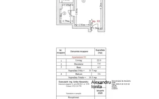 Garsoniera | Credit | Bloc 2025 | Centrala | Orsova - Schiță 11
