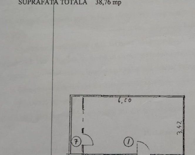 Garsoniera bloc 1990 Orsova, Lujerului, Militari - Schiță 14