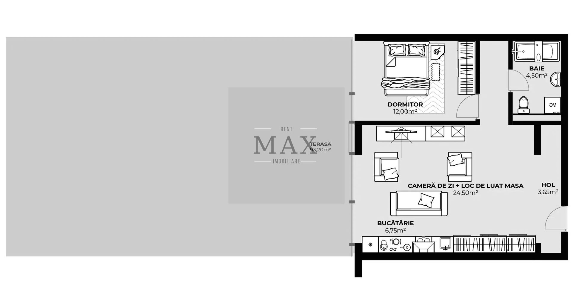 Apartament 2 camere de vânzare | 51,40 | Zona Autogară | Etaj 2 - Poză 1