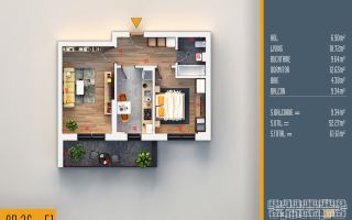 T. Pallady-Metrou - Centre Comerciale - Comision 0% - Schiță 2