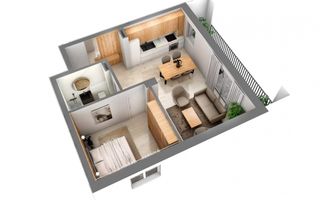 Apartament 2 Camere Finisat, Zona Doamna Stanca,Comision 0 - Poză 3