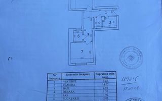 Apartament 2 camere decomandat – Str. Huedin nr. 7 metrou Brâncoveanu - Schiță 10