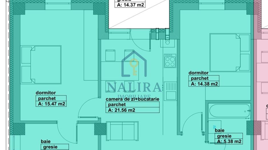 Vanzare apartament - 3 camere - bloc nou - Lupului - Poză 2