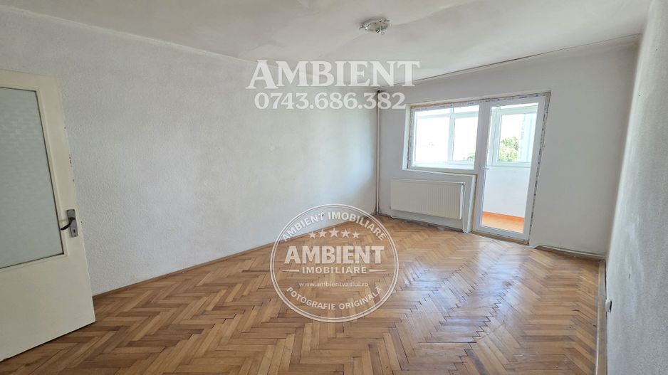 Apartament cu 2 camere, etaj 6 cu lift, VASLUI - zona CENTRU - AUROCOR; - Poză 3