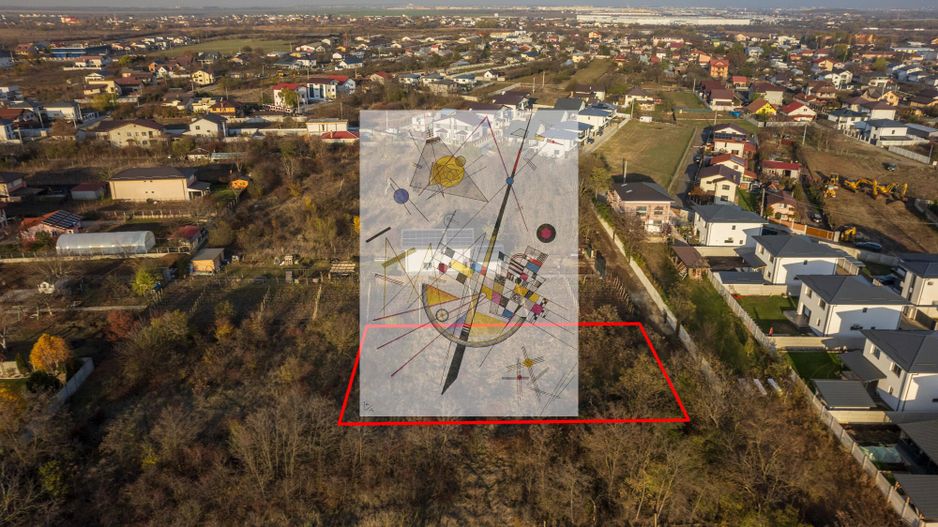 DRAGOMIRESTI-DEAL, TEREN 447 MP, DESCHIDERE 11 MP! - Poză 3