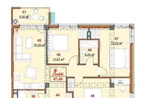 Vânzare apartament 3 camere, terasă, strada Grenoble, Botanica - Poză 2