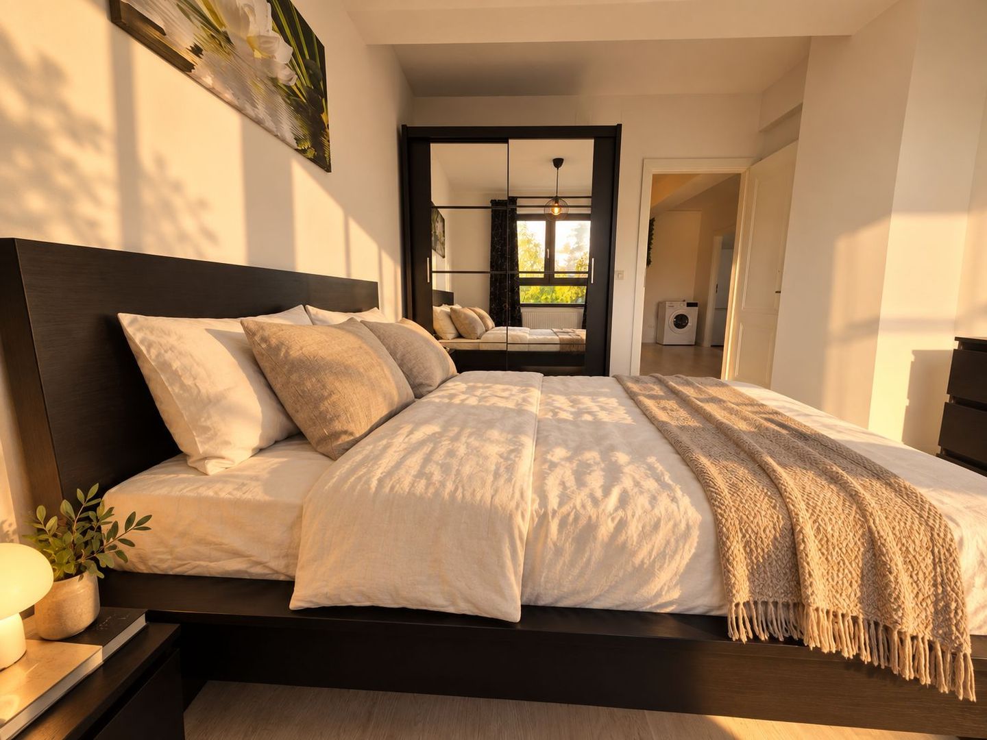 Apartament 2 camere de închiriat în Pipera, 56 mp, 550 €/lună, mobilat - Poză 7