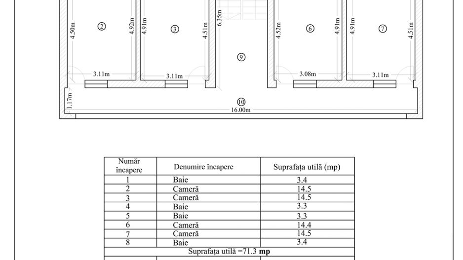 Pensiune la cheie Costinesti | 1022mp | Autorizata ISU | Centrala Gaz - Schiță 33