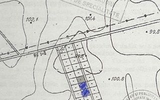 Vânzare, 2 terenuri alăturate, 539 mp fiecare, extravilan–loc. Ostratu - Schiță 1