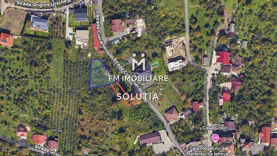 Teren intravilan 10 ari, zona Grigore Ureche, PUZ! - Poză 2