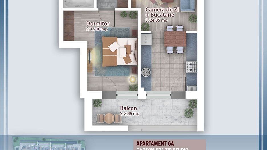 Oferta Lansare 2 camere  incalzire pardoseala - Schiță 6