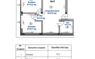 Apartament  LA CHEIE 3 camere. Sibiu - Schiță 14