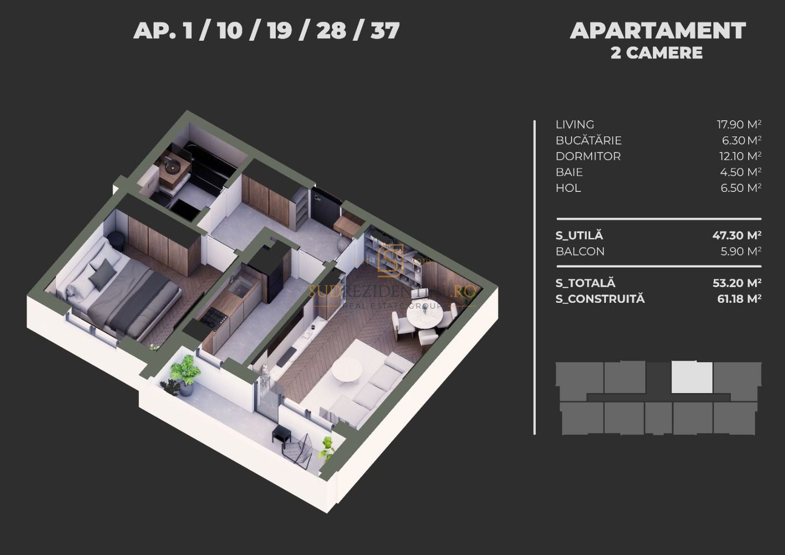 Apartament nou 2 camere, Carrefour Grand Arena, Bd Brancoveanu - Poză 7