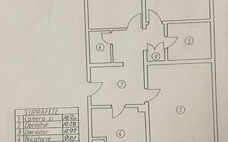 Apartament cu 3 camere in zona Grojului - Poză 7