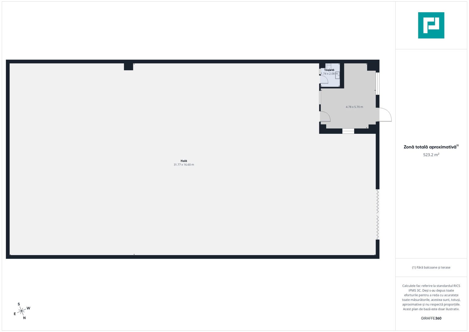Hală industrială nouă, 524mp în zona de Nord - Poză 10