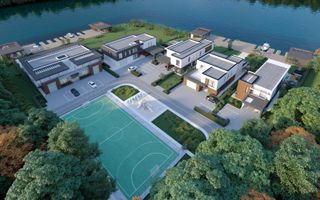 Vila exclusivista cu piscina si ponton pe malul Lacului Snagov - Poză 8