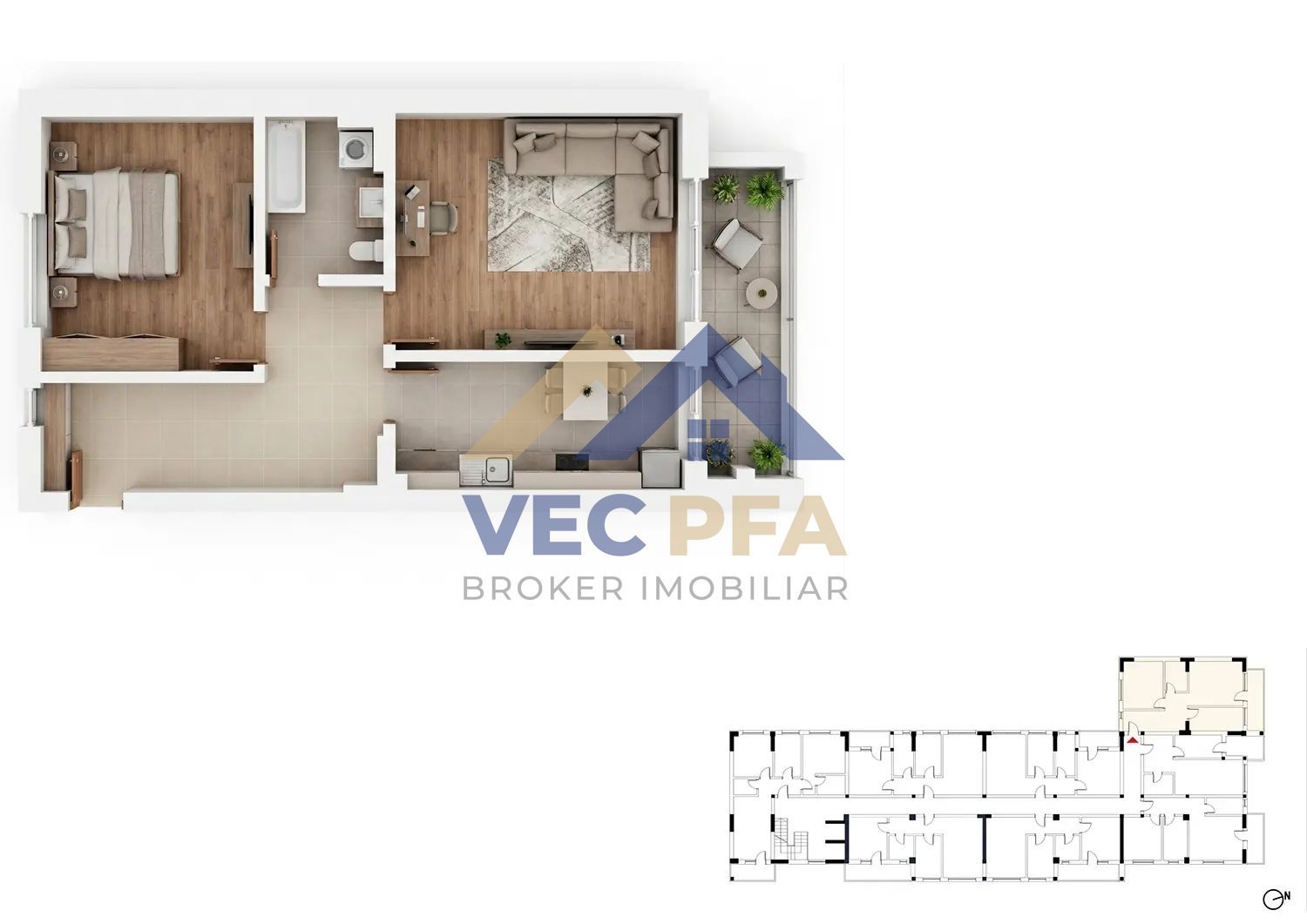 DISCOUNT 3-5% Apartamente 2 Camere Decomandate | Comision 0% - Poză 1