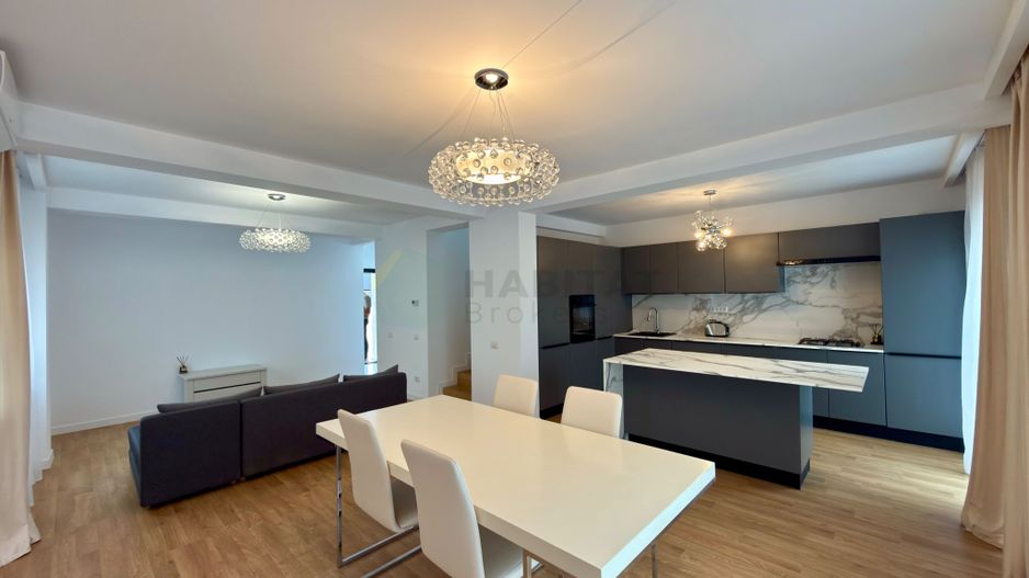 Vilă modernă cu 5 camere de închiriat în Corbeanca - Poză 5