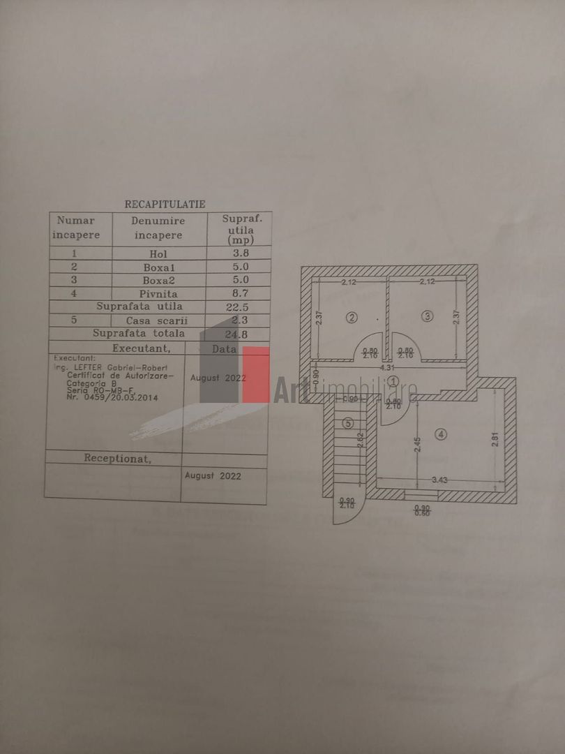 Apartament in vila - Schiță 9