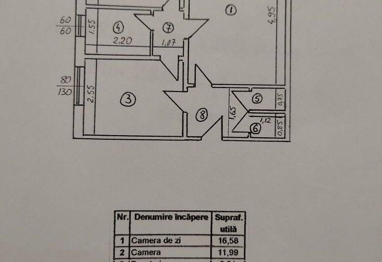 Apartament 2 camere cu balcon și potențial de amenajare - Poză 6