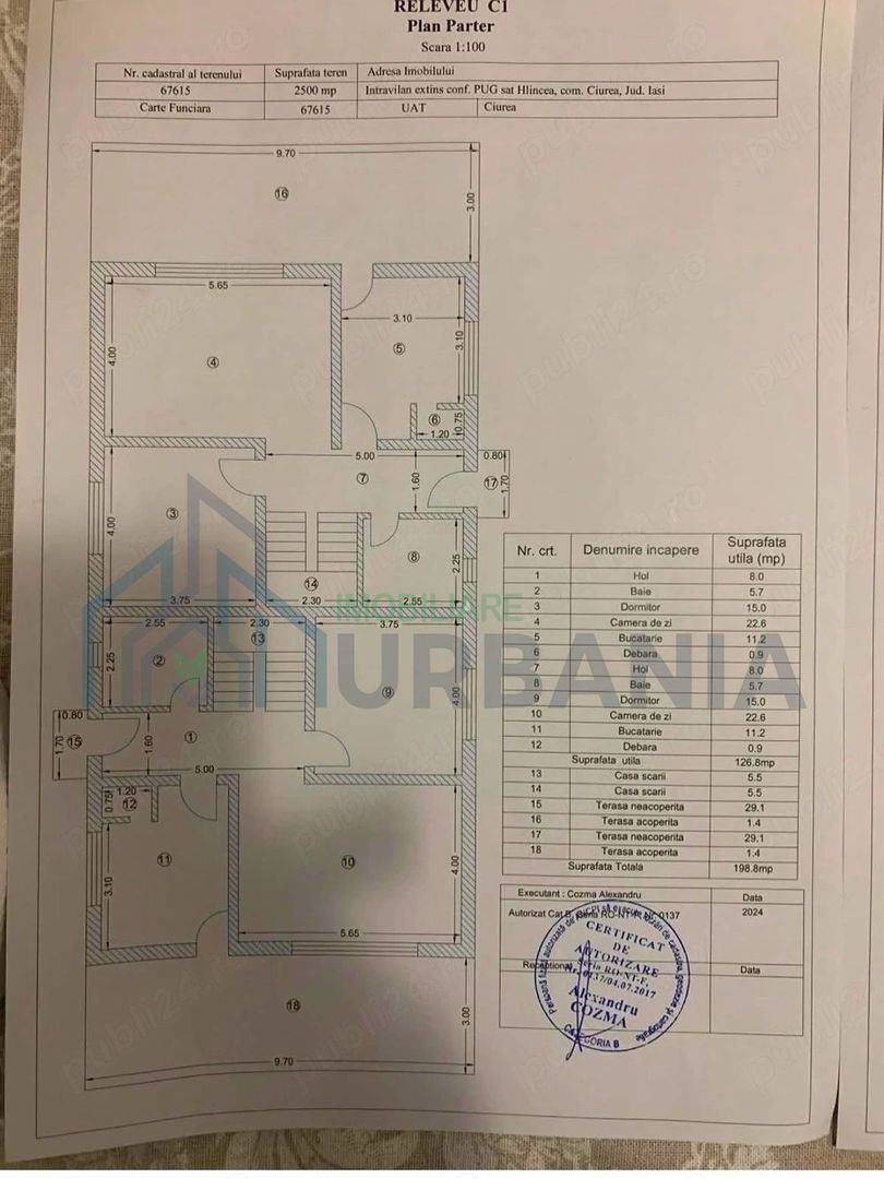 Casă duplex cu teren de 1800 mp, la 1 km de fostul Dedeman, lângă Școala Hlincea, Iași - Poză 7