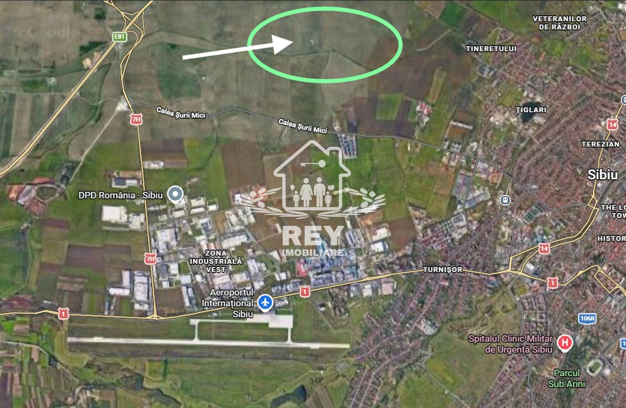 Teren 4900 mp extravilan de vânzare zona Calea Șurii Mici - Poză 1