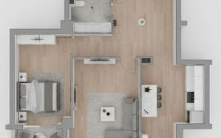 Apartament 2 camere modern Florești zona BMW/VIVO - Poză 1