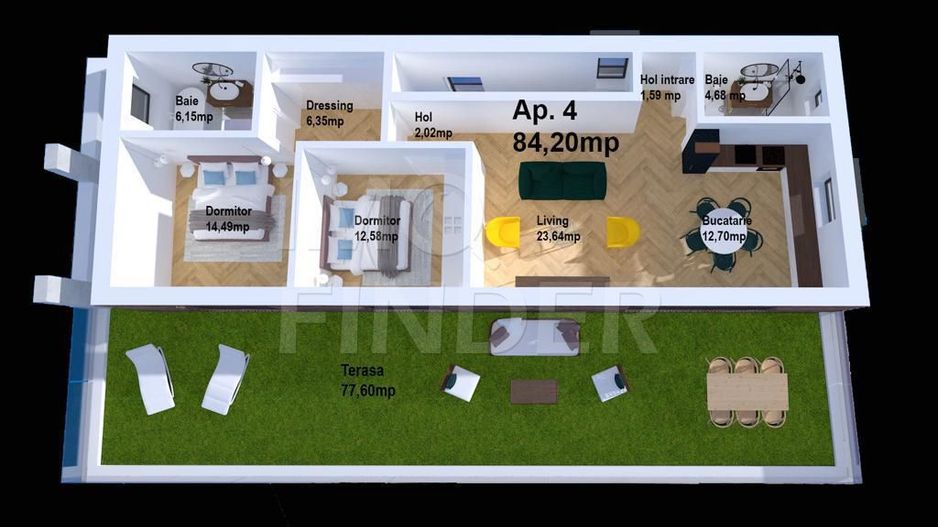 Vanzare 3 camere imobil nou zona Europa, imobil tip vila - Poză 2