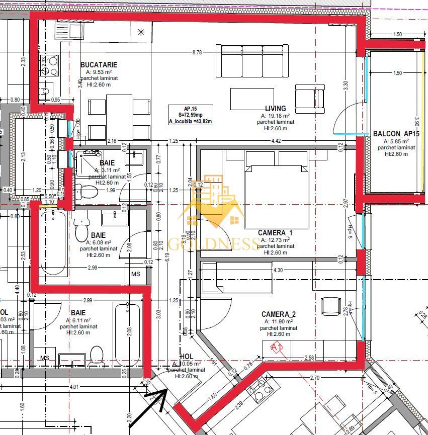 3 camere 80 mp| bloc nZeb 2026 | zona Centrala Horea Mihai Viteazu| - Poză 5