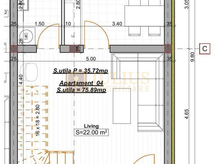 Casă modernă – prima închiriere | Calea Urseni - Schiță 23