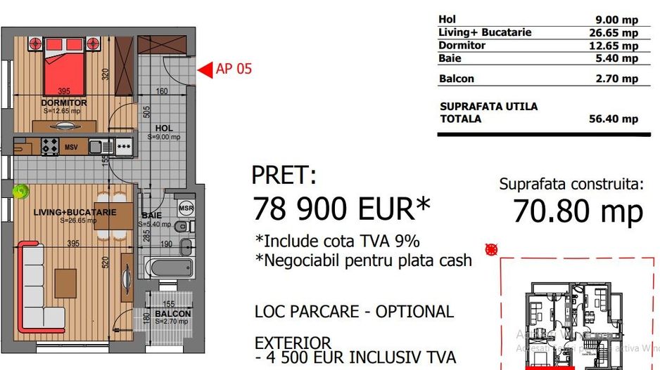 2camdec/studio, 10min metrou Ap. Patriei - Poză 1