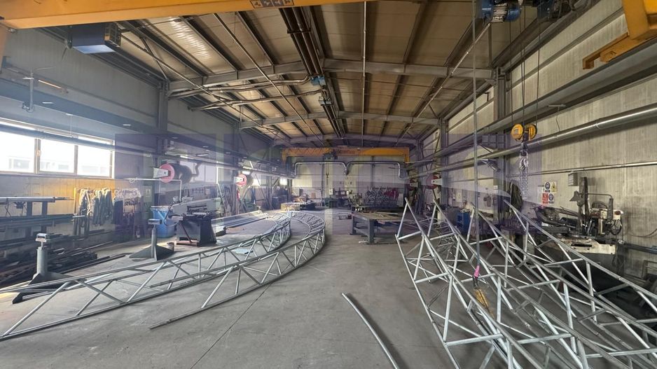 Hală industrială 374mp echipată | Pod rulant + utilaje | Crevedia - Poză 9