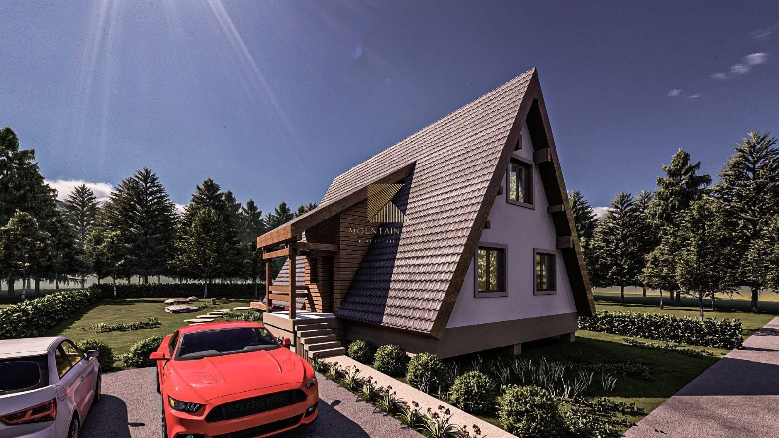 Casa noua in faza de proiect | A-frame | ideala investitie | Rasnov - Poză 4