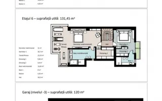 Penthouse tip Duplex Primaverii |+ 2 Locuri Parcare + Boxa - Poză 42