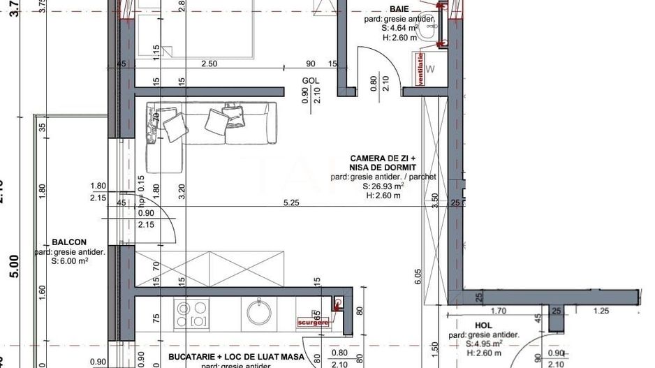 Vanzare apartament cu 2 camere in Chinteni - Poză 1